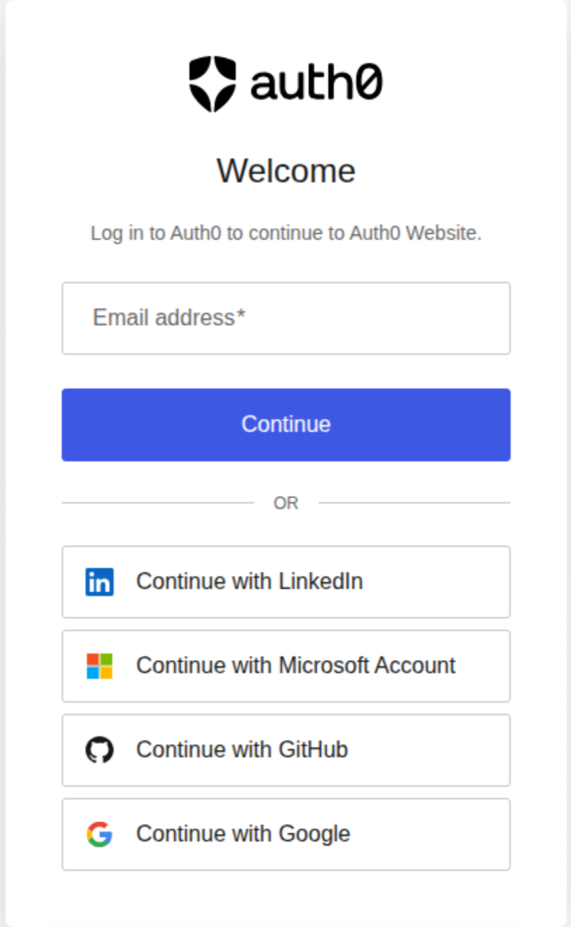 Continue with Google